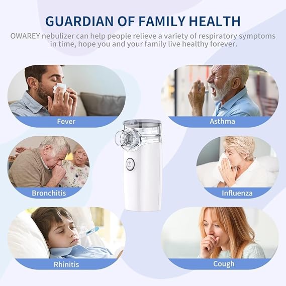 OWAREY Portable Mesh Nebulizer