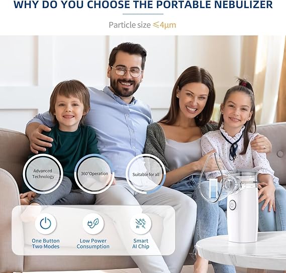 OWAREY Portable Mesh Nebulizer